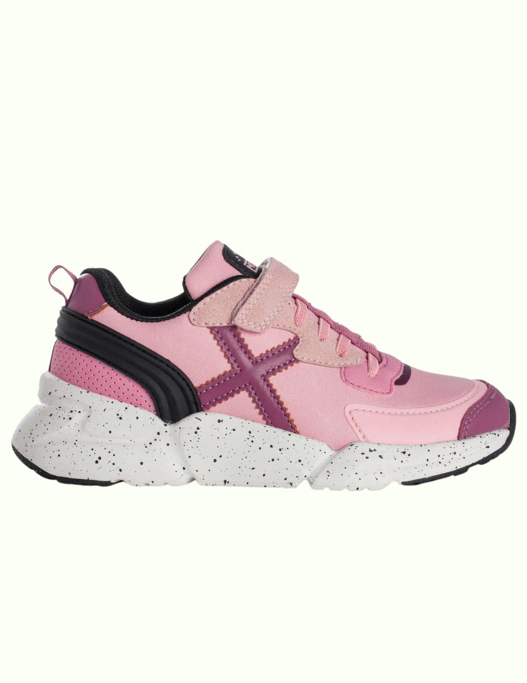Munich MINI - Zapatillas de entrenamiento - rosa glitter/rosa 