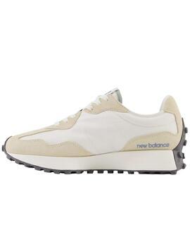 Zapatillas new balance ws327pv blanco beige azul de mujer.