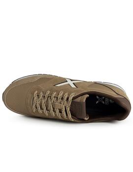 Zapatillas munich dash premium 206 marrón de hombre.