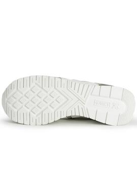 Zapatillas munich dash sky 13 blanco beige de mujer.