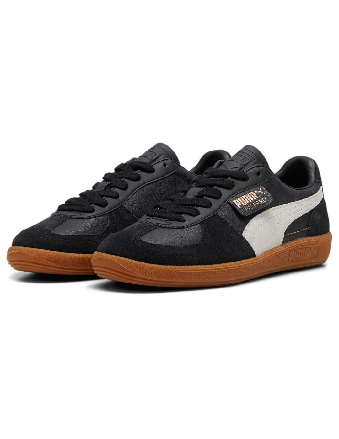 Zapatillas puma palermo lth negro unisex.