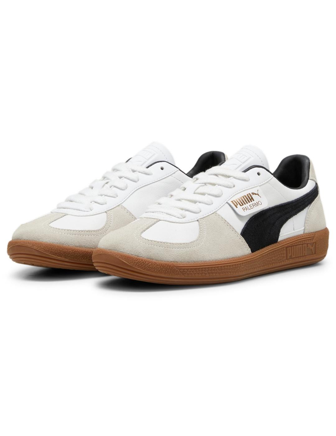 Zapatillas puma palermo lth blanco unisex.