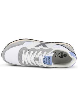 Zapatillas munich dash woman 239 blanco gris de mujer.