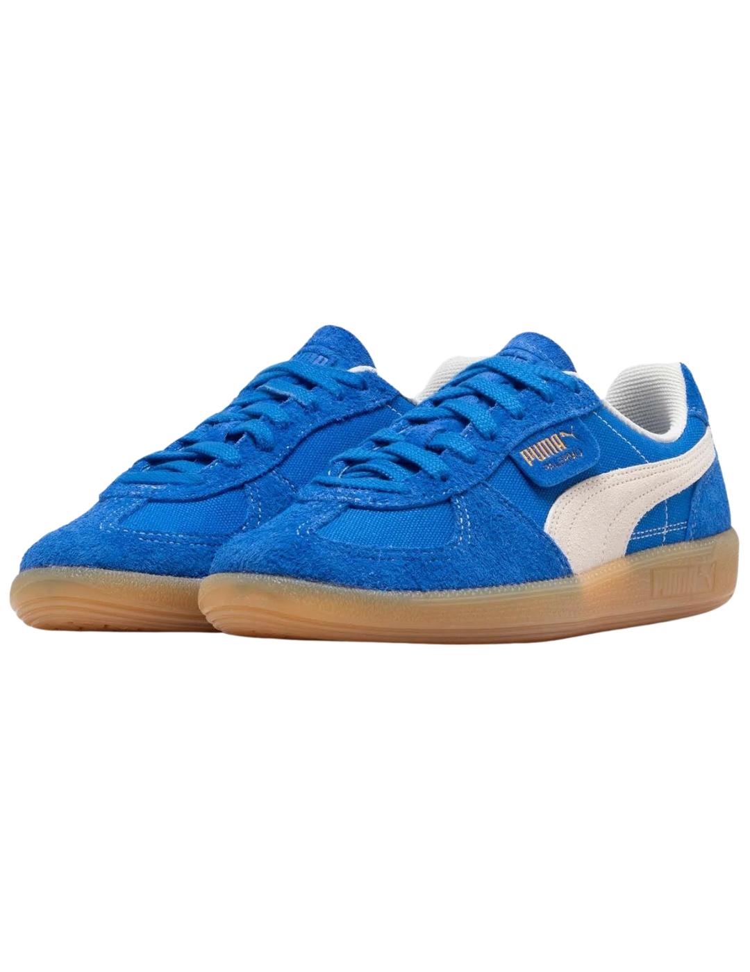 Zapatillas puma palermo vintage azul de hombre.