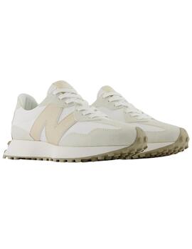 Zapatillas new balance ws327kg blanco beige de mujer.