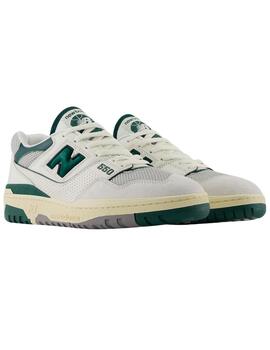 Zapatillas new balance bb550cpe blanco verde de hombre.