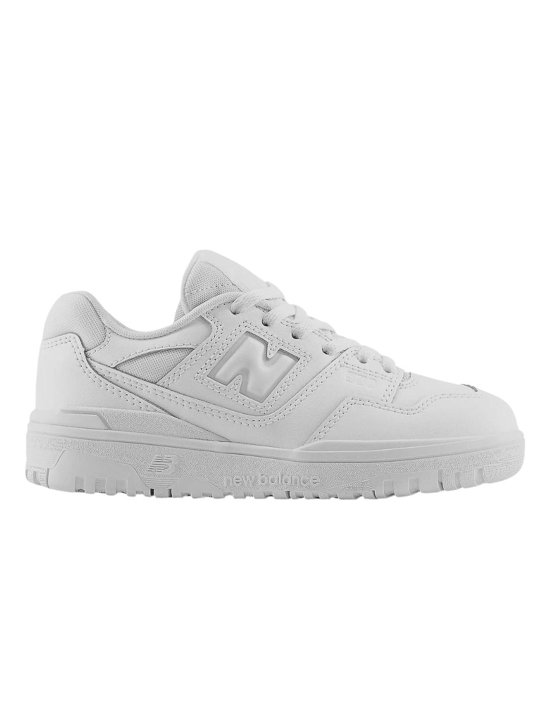 Zapatillas new balance gsb550ww blanco de niño.