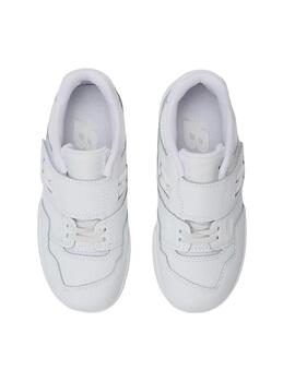 Zapatillas new balance phb550ww blanco de niño.