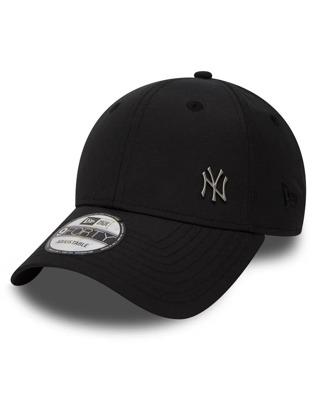 gorra new eea  neyyan metallic logo negro de hombre.