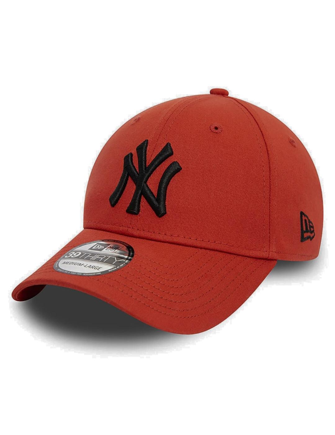 gorra new era NY yankees 39thirty rojo negro de hombre.