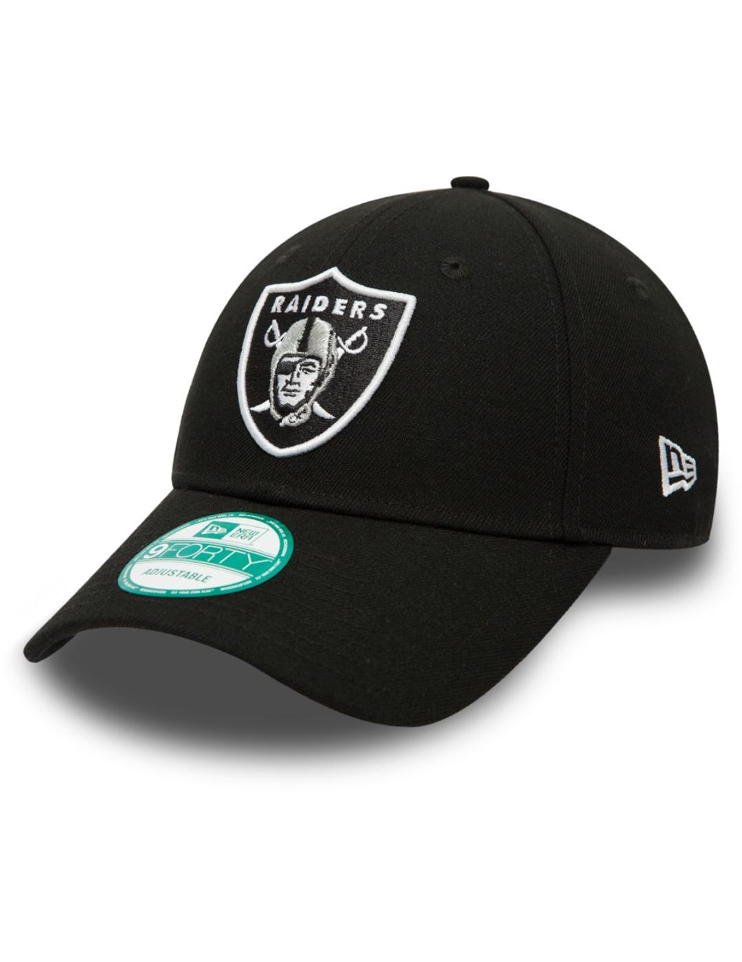 gorra new era las vegas raiders negro de hombre.