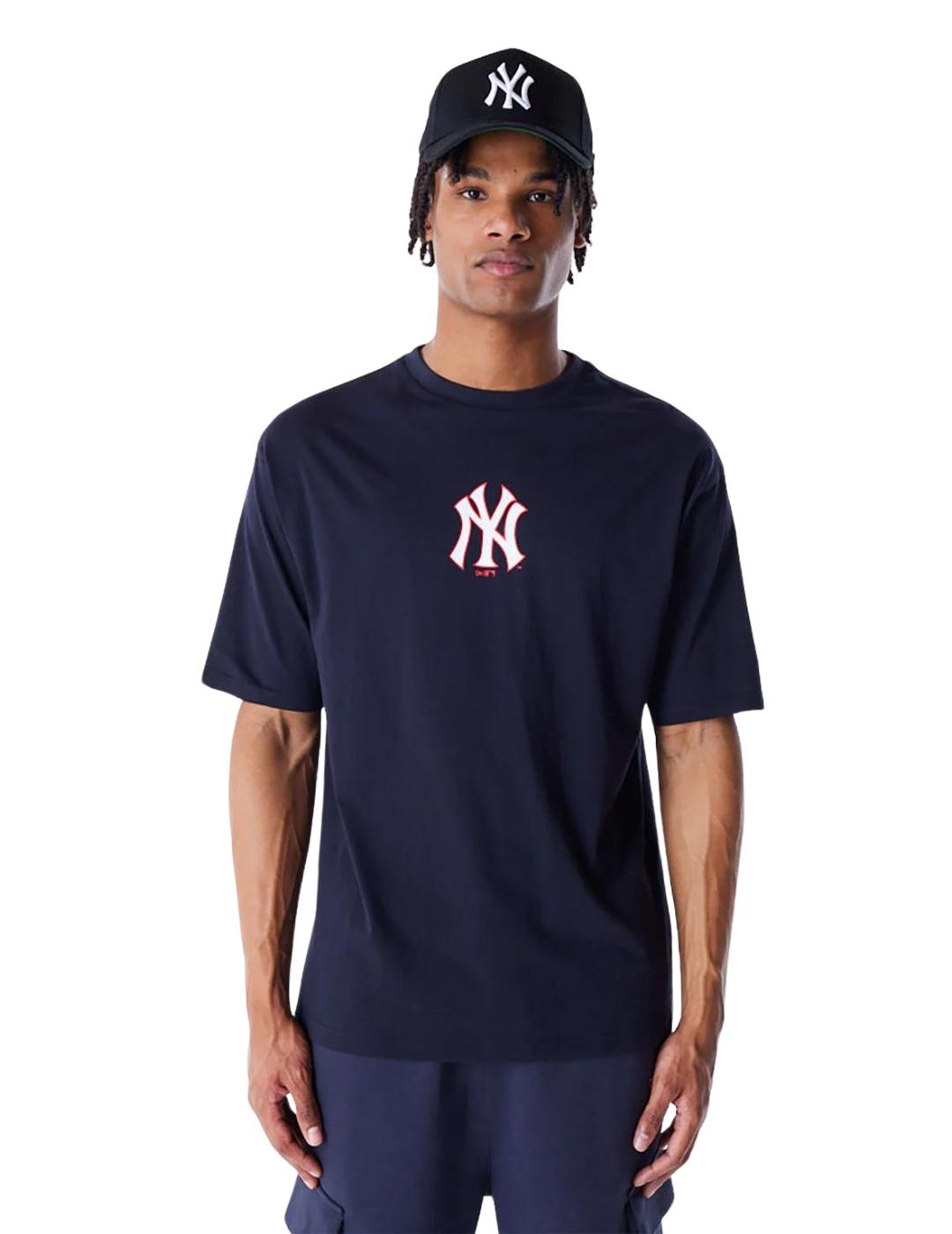 camiseta ew era NY yankees world series marino de hombre.