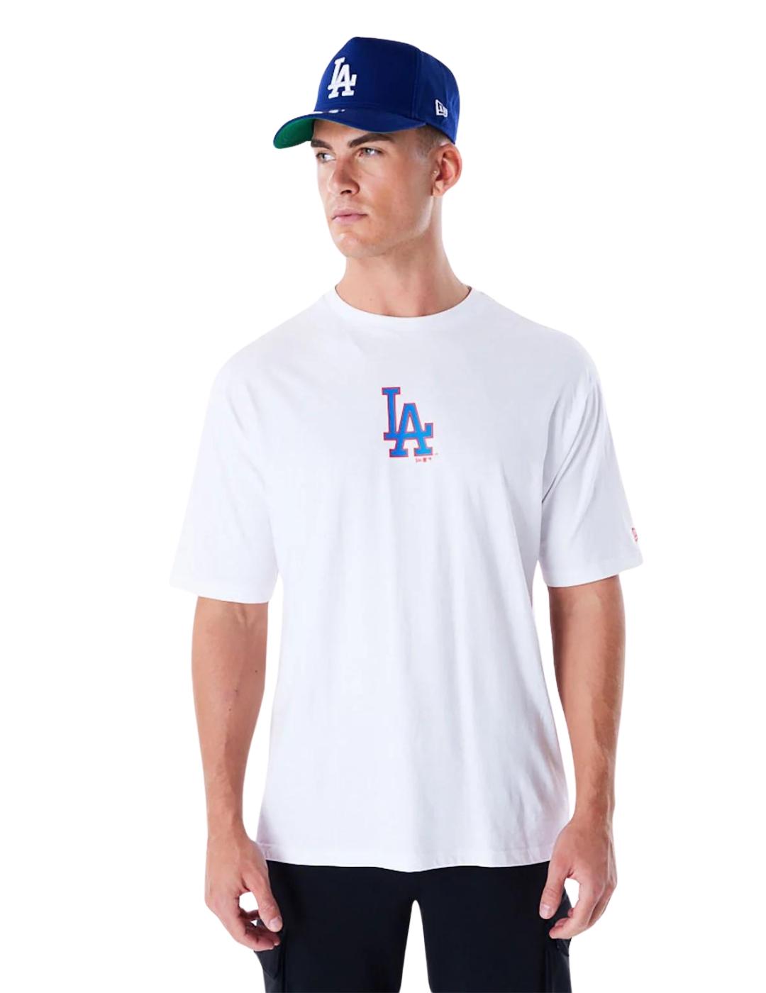 camiseta new era LA dodgers world series blanco de hombre.