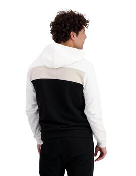 chaqueta le coq sportif contemporain negro blanco de hombre.