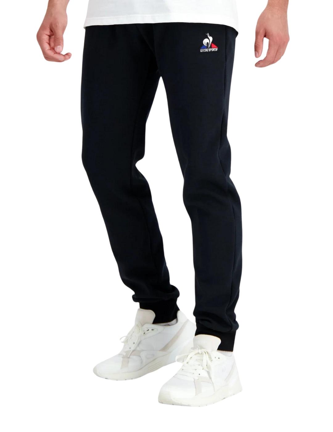 pantalon le coq sportif ess slim nº1 negro de hombre.