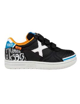 Zapatillas munich g-3 kid vco profit casual 4 negro de niño.