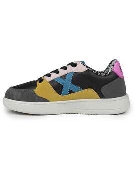 Zapatillas munich legit kid 08 negro multicolor de niño.