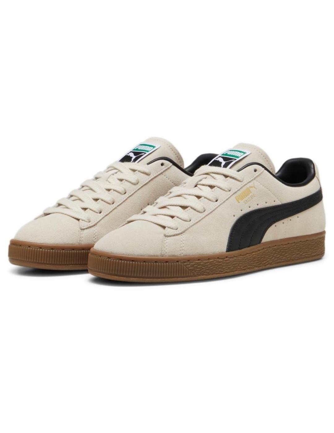 Zapartillas puma suede terrace beige de hombre.