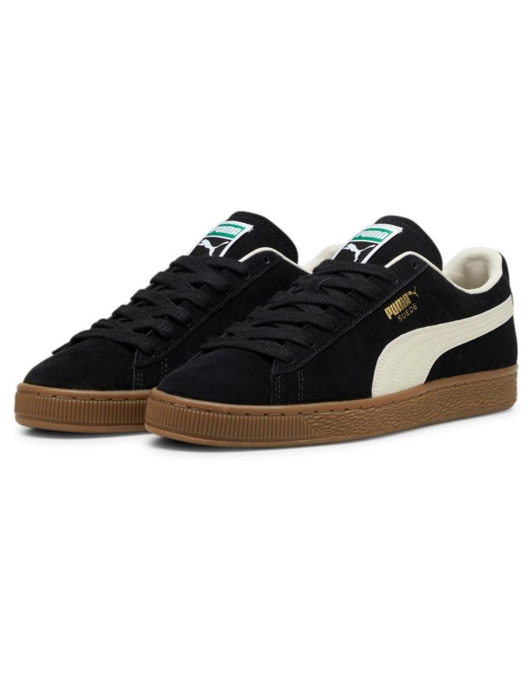 Zapatillas puma suede terrace negro de hombre.