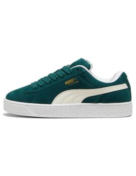 Zapatillas puma suede xl verde unisex.