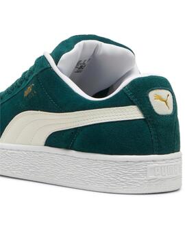 Zapatillas puma suede xl verde unisex.