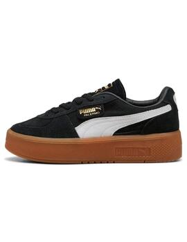 Zapatillas puma palermo eleveta negro de mujer.