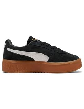 Zapatillas puma palermo eleveta negro de mujer.