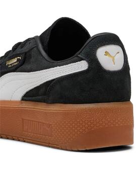 Zapatillas puma palermo eleveta negro de mujer.