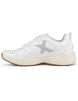 Zapatillas munich runar12 blanco de mujer.