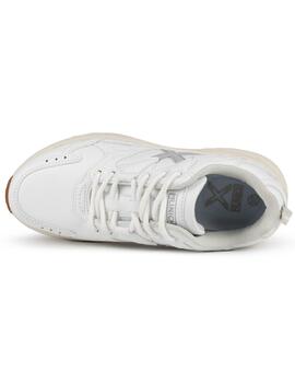 Zapatillas munich runar12 blanco de mujer.