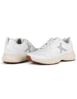 Zapatillas munich runar12 blanco de mujer.