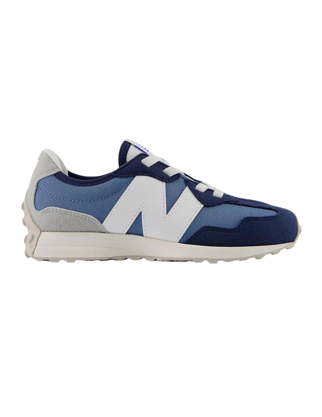 Zapatila new balance ph327cj azul de niño.