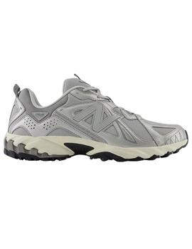 Zapatillas new balance ml610tau plateado unisex.