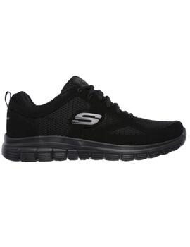 Zapatillas skechers burns-agoura negro de hombre.