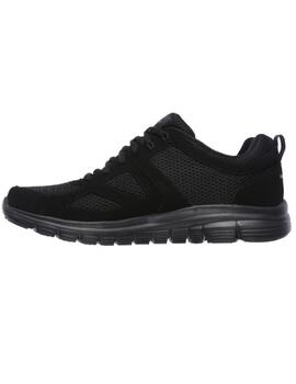 Zapatillas skechers burns-agoura negro de hombre.