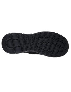 Zapatillas skechers burns-agoura negro de hombre.