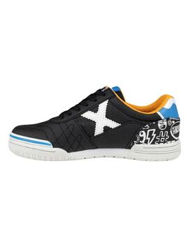 Zapatillas munich g-3 kid profit sport 425 negro de niño.