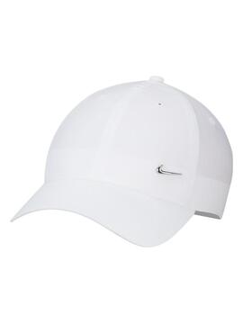 gorra nike dry-fit club blanca unisex.