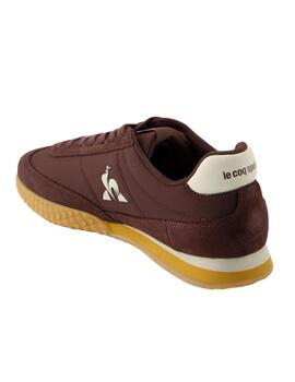 Zapatillas le coq sportif veloce ii marrón de hombre.