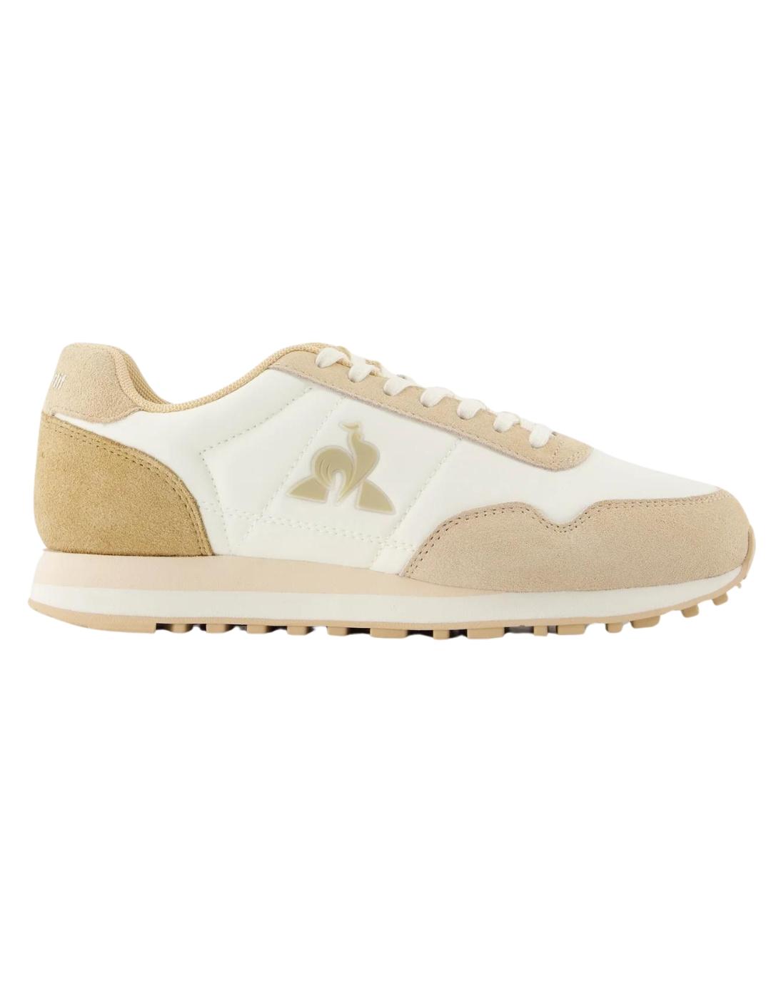 Zapatillas le coq sportif astra 2v beige de mujer.