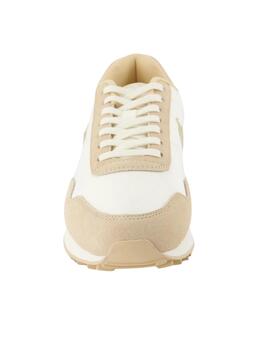 Zapatillas le coq sportif astra 2v beige de mujer.