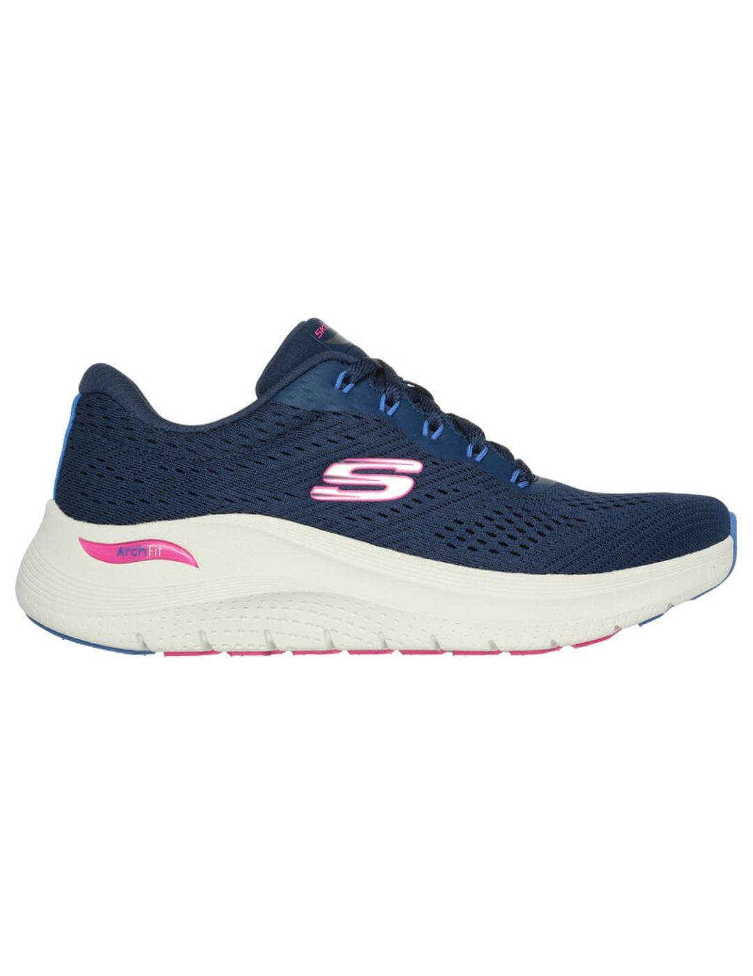 Zapatillas skechers mujer azul sale