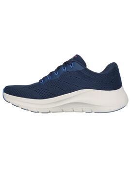 Zapatillas skechers arch fit 2.0 azul de mujer.