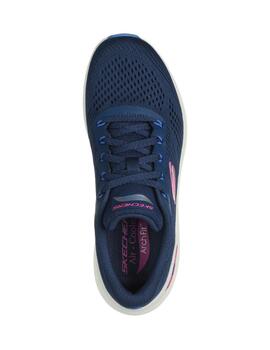 Zapatillas skechers arch fit 2.0 azul de mujer.