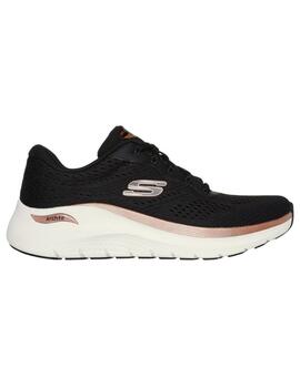 Zapatillas skechers arch fit 2.0 negro de mujer.