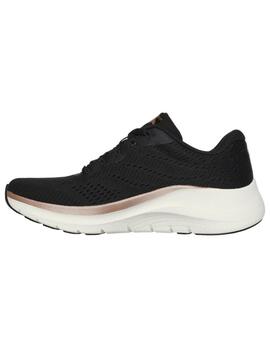 Zapatillas skechers arch fit 2.0 negro de mujer.