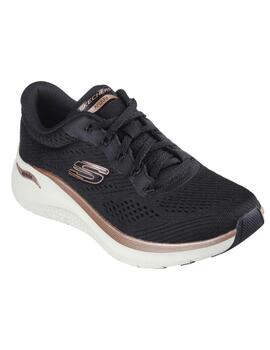 Zapatillas skechers arch fit 2.0 negro de mujer.