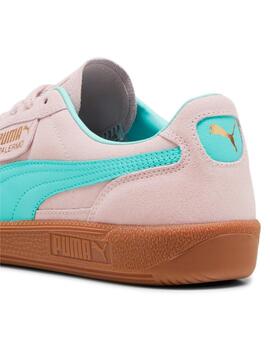 Zapatillas puma palermo mauve mist rosa de mujer.