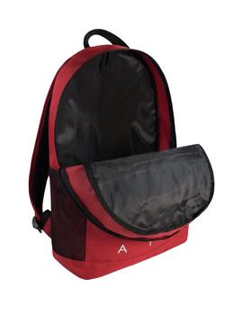 mochila air jordan school  roja unisex.