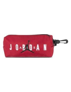 mochila air jordan school  roja unisex.